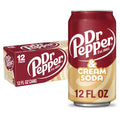 Dr Pepper & Cream Soda, 12 fl oz Cans, 12-Pack